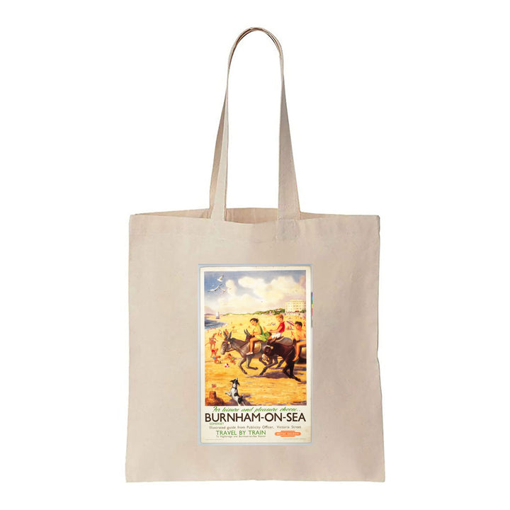 Burnham-on-sea - For Leisure and Pleasure - Canvas Tote Bag