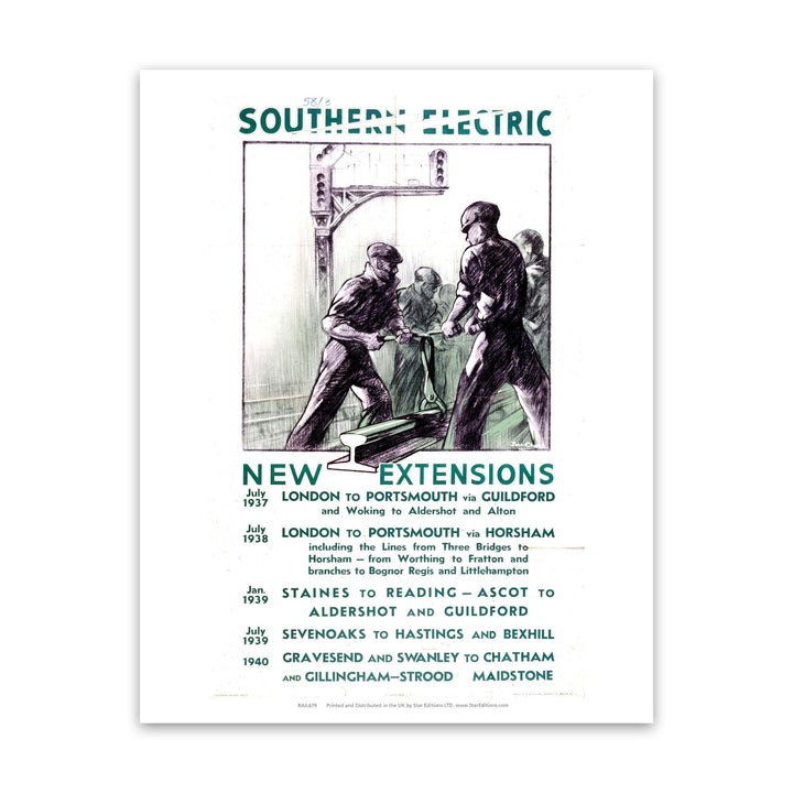 New Extension Dates - Southern Electric Art Print
