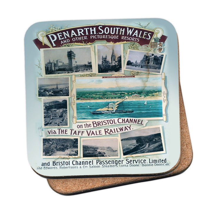Penarth, South Wales and other Picturesque Resorts Coaster