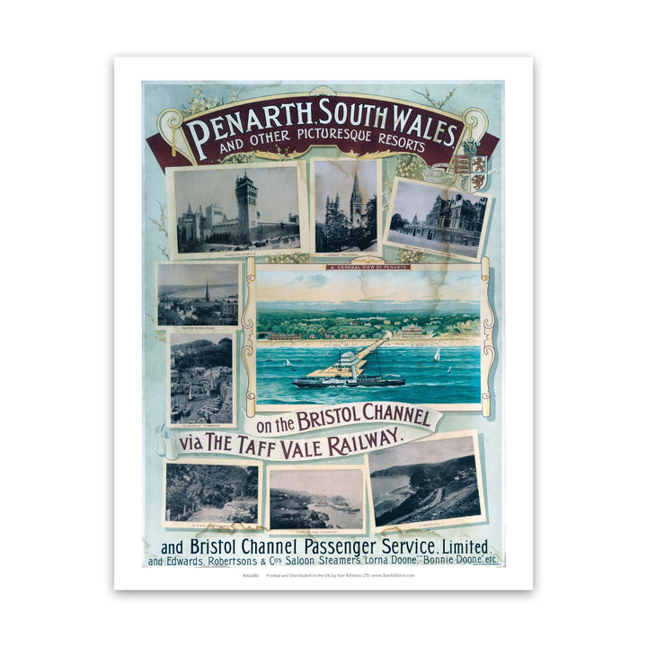 Penarth, South Wales and other Picturesque Resorts Art Print