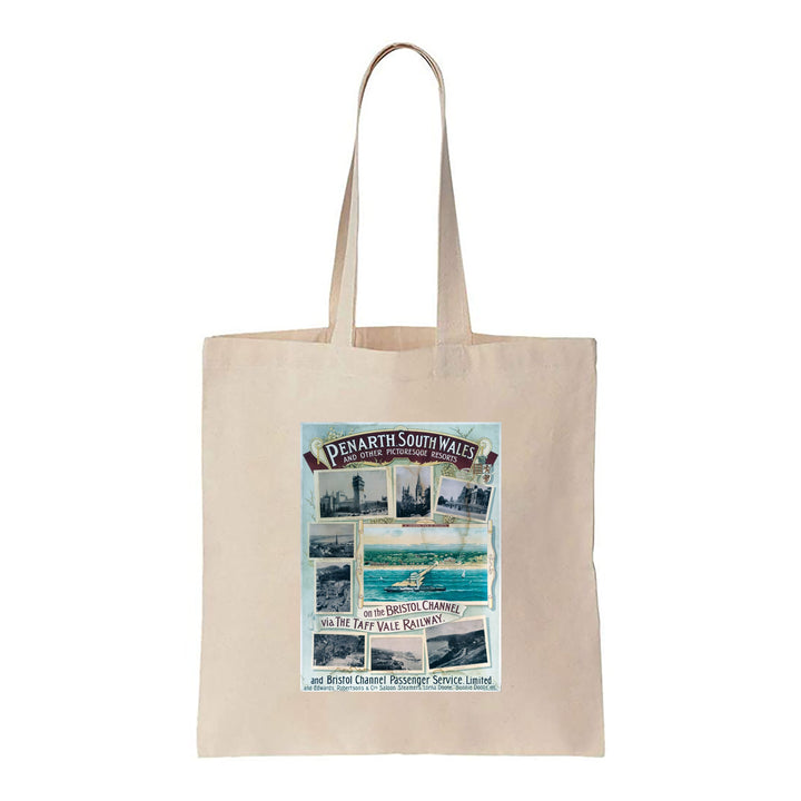 Penarth, South Wales and other Picturesque Resorts - Canvas Tote Bag