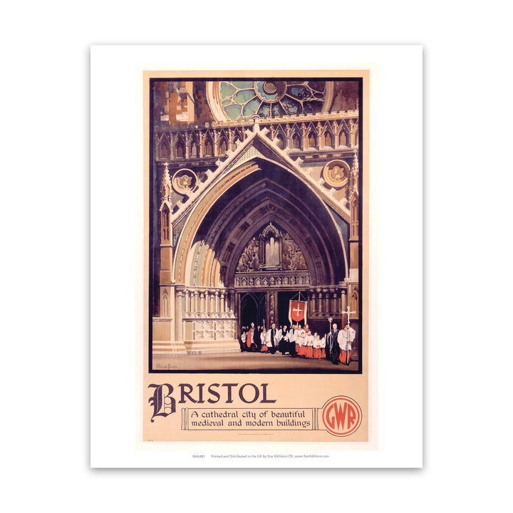 Bristol - A Cathedral City Art Print