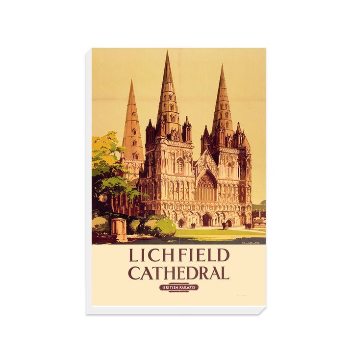 Lichfield Cathedral - British Railways - Canvas