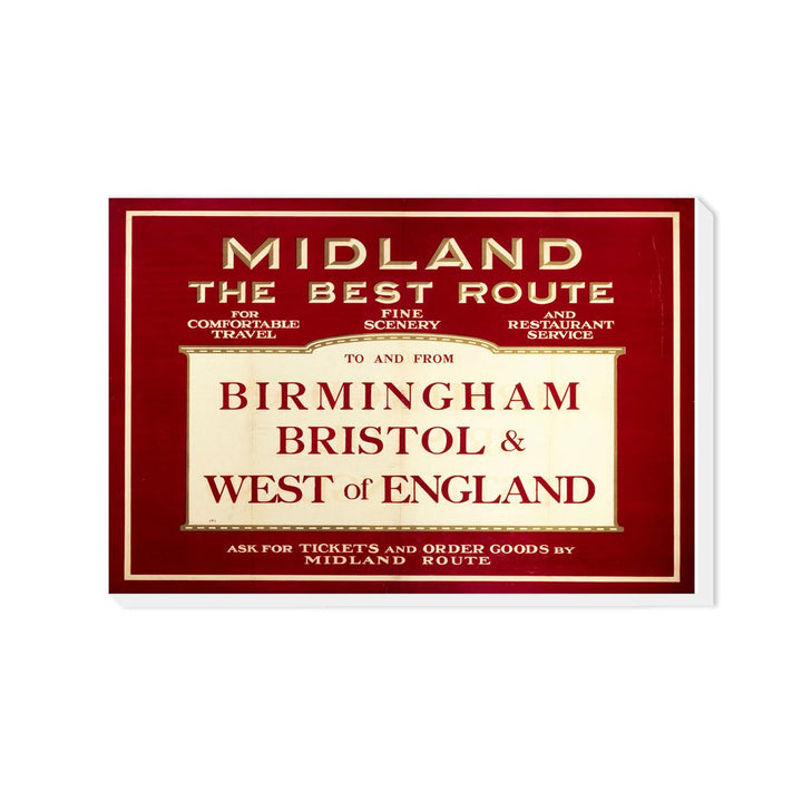 Midland - Birmingham, Bristol and West of England - Canvas