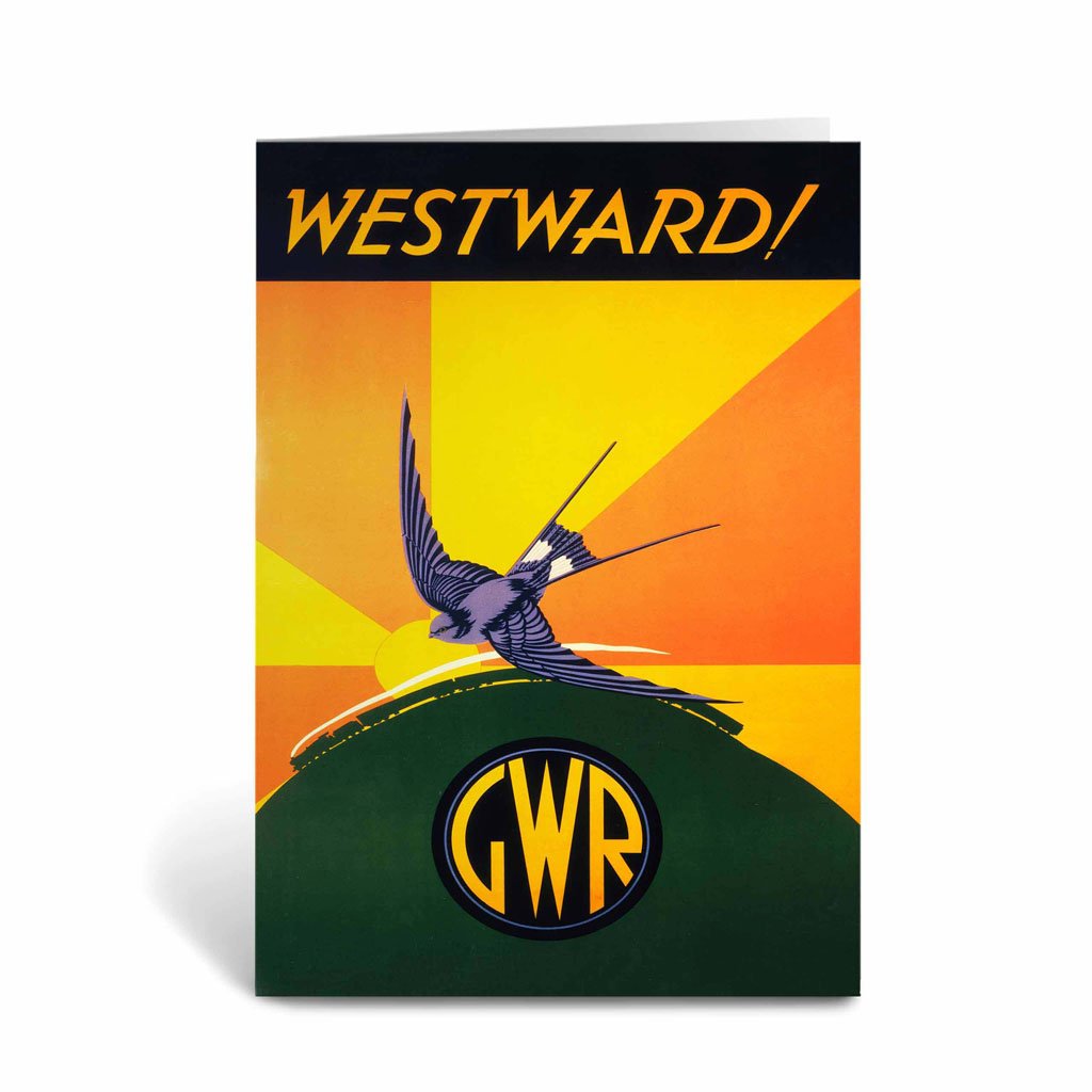 Westward! - GWR Greeting Card
