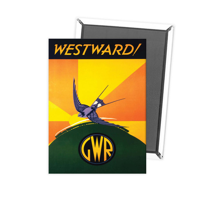 Westward! GWR Sparrow Fridge Magnet