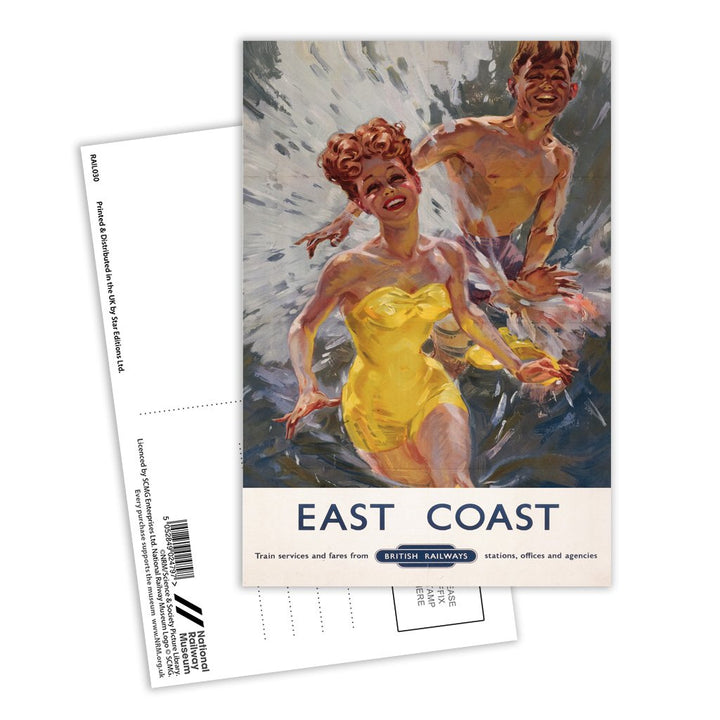 East Coast - British Railways Postcard Pack of 8