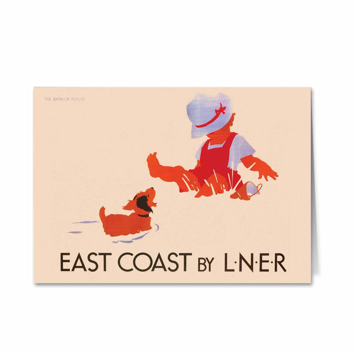 East Coast - The Bath of Psyche Greeting Card