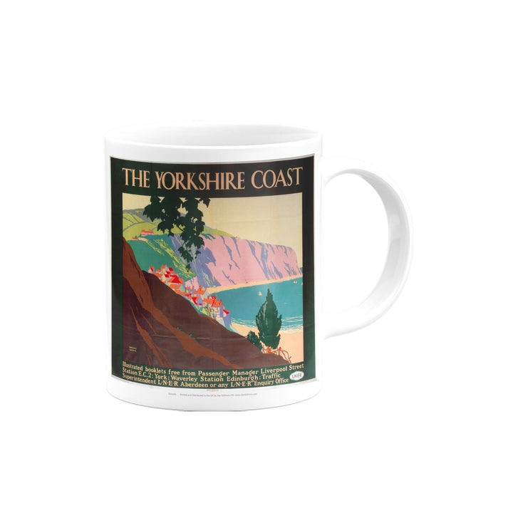 Yorkshire Coast - Hillside town on the coast Mug