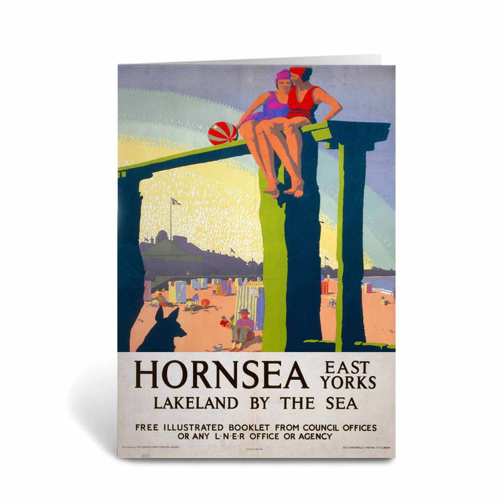 Hornsea lakeland by the sea - East Yorks Greeting Card