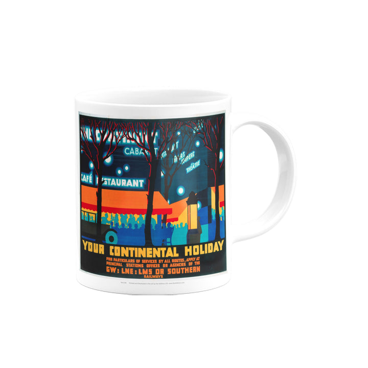 Your continental holiday - Nightlife Mug