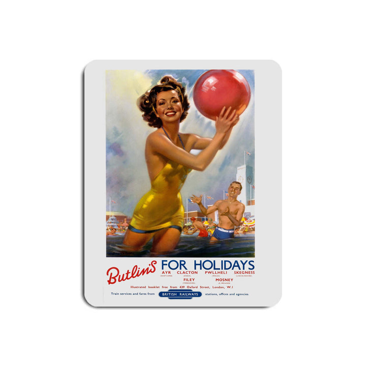 Butlins for Holidays - Ayr Clacton Pwllheli Skegness Filey Mosney - Mouse Mat