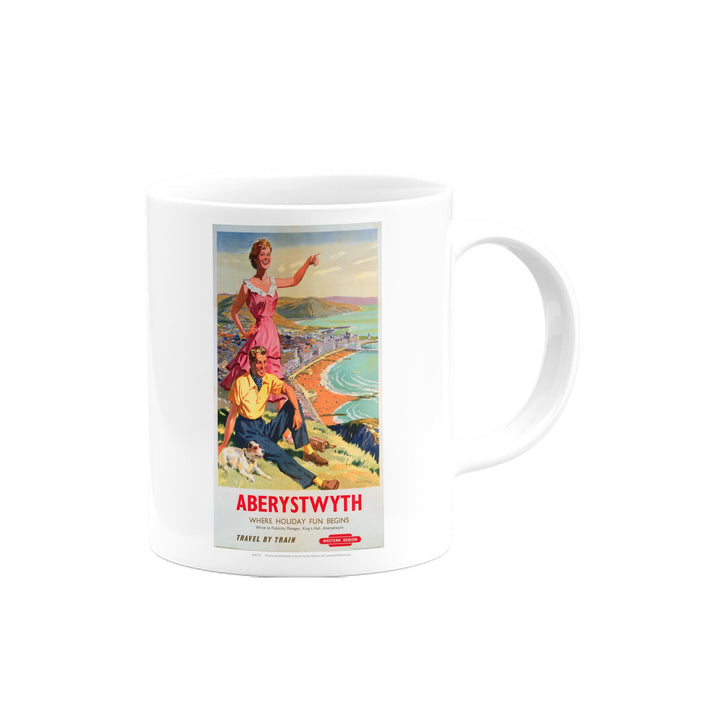 Aberystwyth, where holiday fun begins Mug