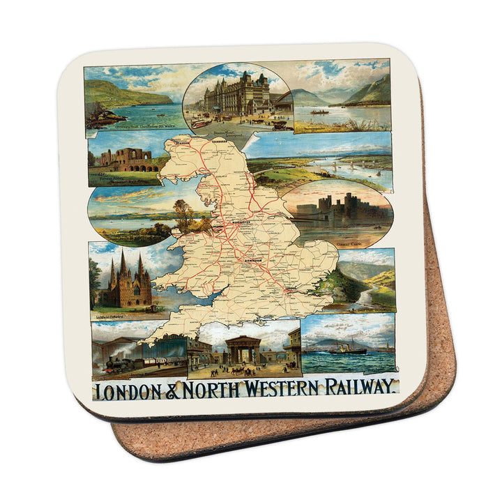 London and North Western Railway Map Coaster