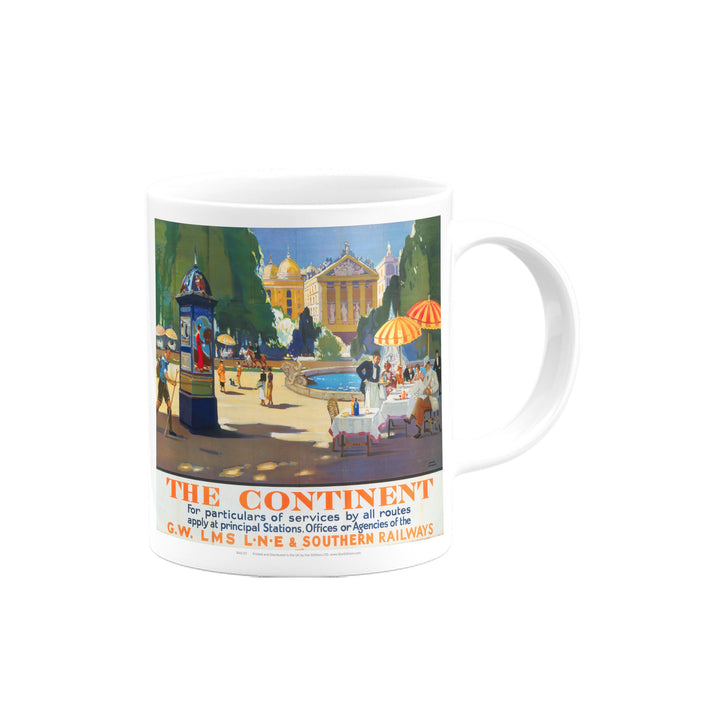 The Continent Fountain - GW LMS and Southern Mug