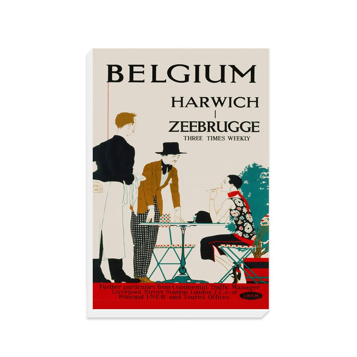 Belgium - Harwich to Zeebrugge restaurant - Canvas