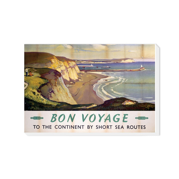 Bon Voyage - Continent by sea routes British Railways - Canvas