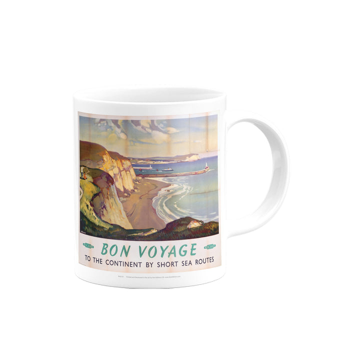 Bon Voyage - Continent by sea routes British Railways Mug