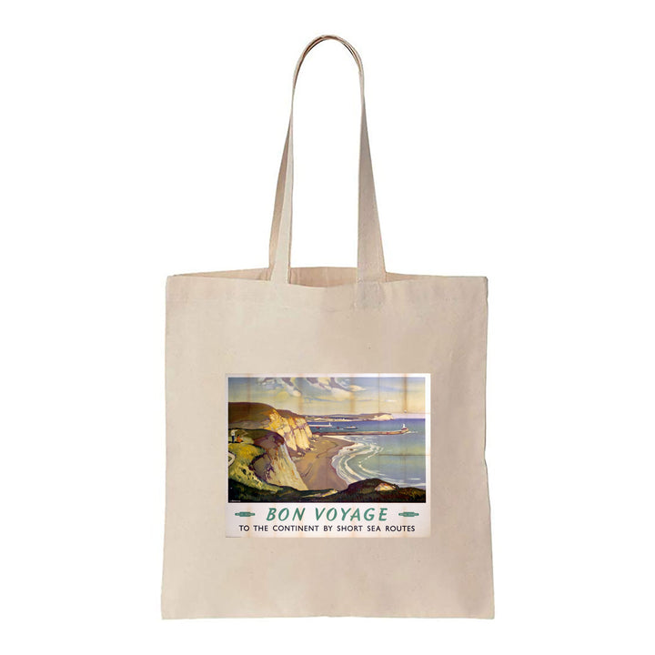 Bon Voyage - Continent by sea routes British Railways - Canvas Tote Bag