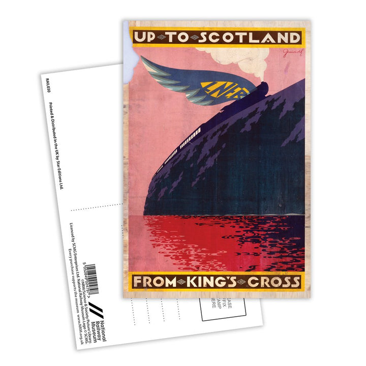 From Kings Cross up to Scotland - LNER Postcard Pack of 8