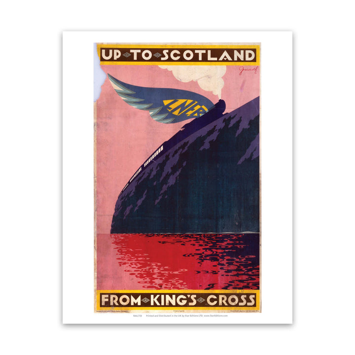 From Kings Cross up to Scotland - LNER Art Print