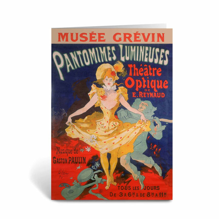 Pantomimes Lumineuses - Theatre Optique Greeting Card