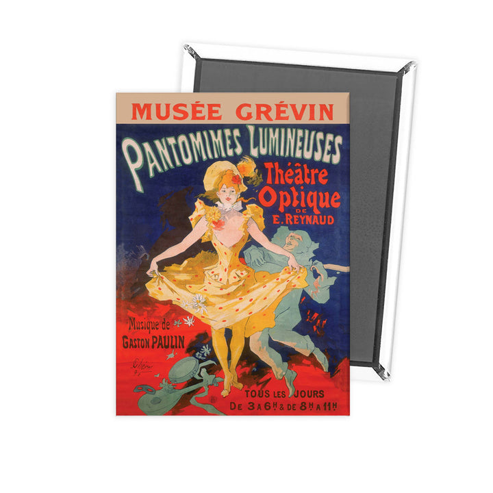 Pantomimes Lumineuses - Theatre optique Fridge Magnet