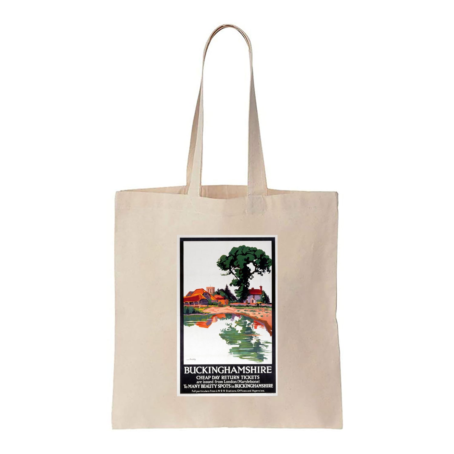 Buckinghamshire by LNER - Canvas Tote Bag