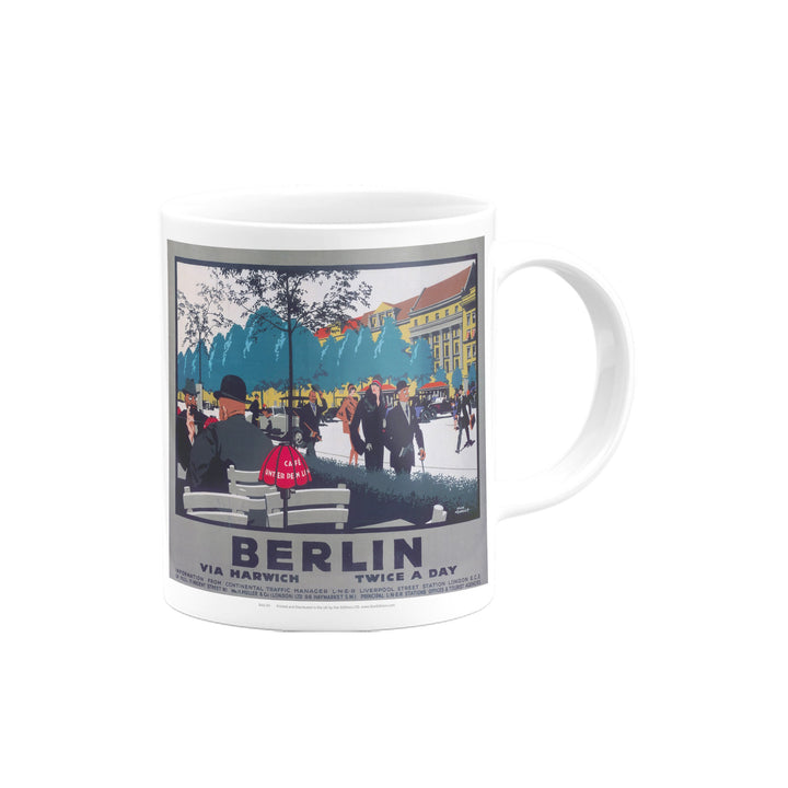 Berlin via Harwich twice a day Mug