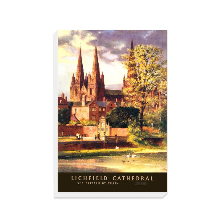 Lichfield Cathedral - See Britain by Train - Canvas