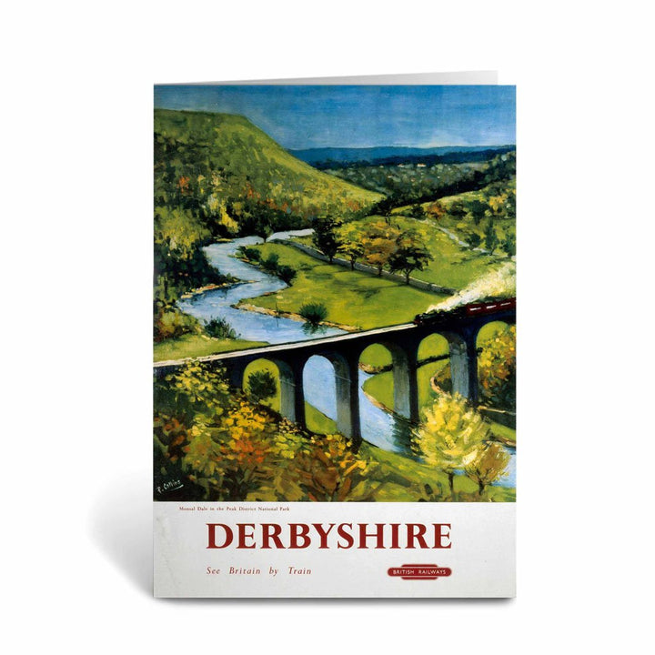 Derbyshire Viaduct - See britain by train Greeting Card