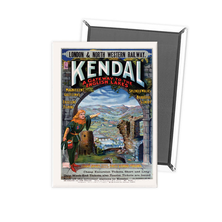 Kendal -Gateway to the English Lakes Fridge Magnet