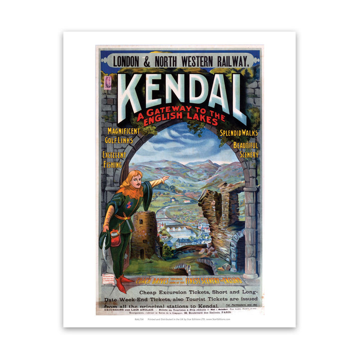 Kendal - Gateway to the English Lakes Art Print