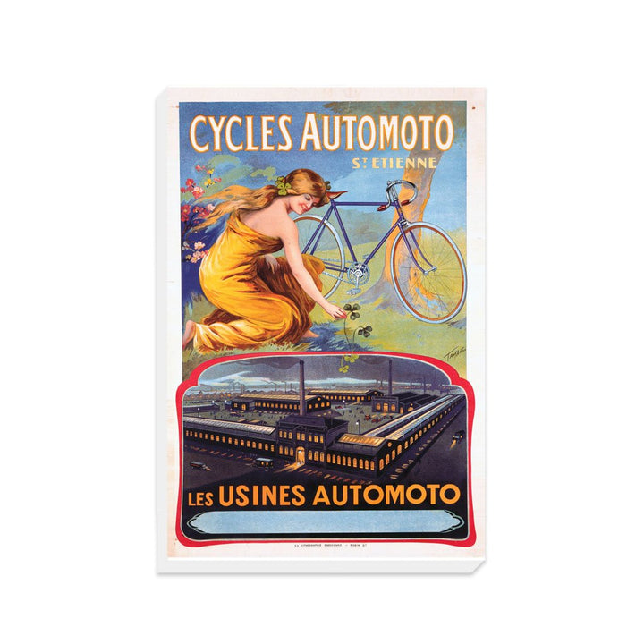 Cycles Automoto - Les Usines Automoto - Canvas