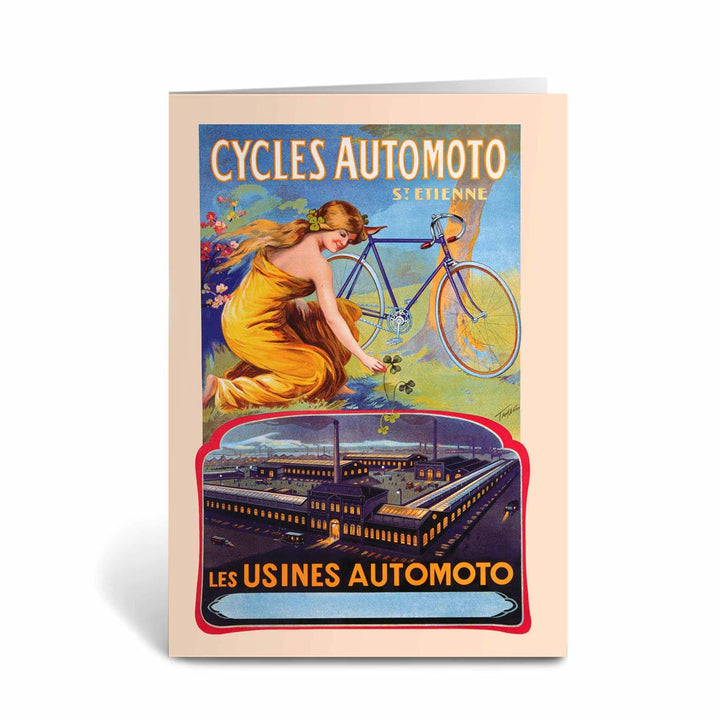 Cycles Automoto - Les Usines Automoto Greeting Card