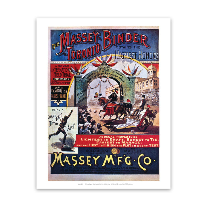 Massey-Toronto Binder - MFG Co Art Print