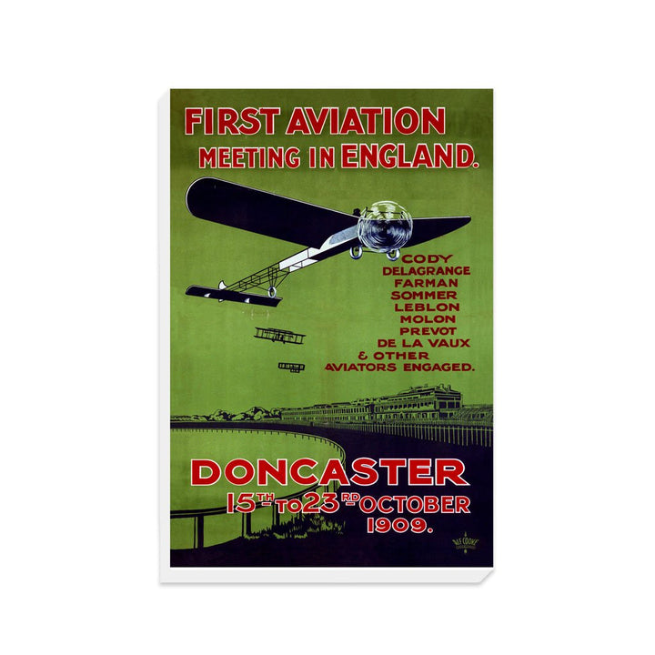 First Aviation meeting in England - Doncaster - Canvas