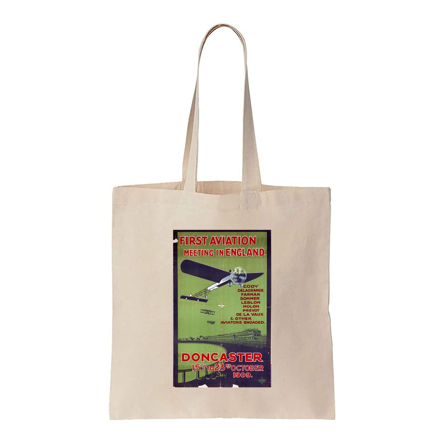 First Aviation meeting in England - Doncaster - Canvas Tote Bag