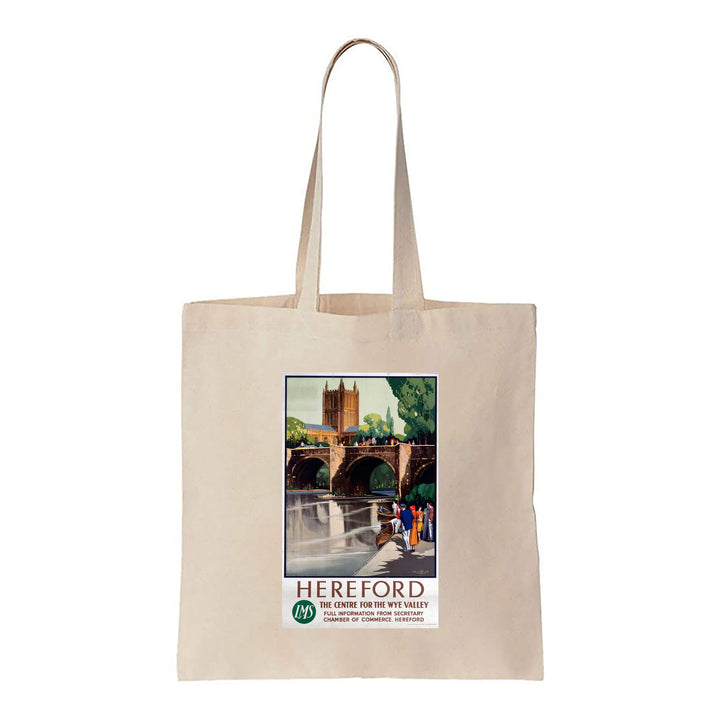 Hereford The Center for the Wye valley - LMS - Canvas Tote Bag