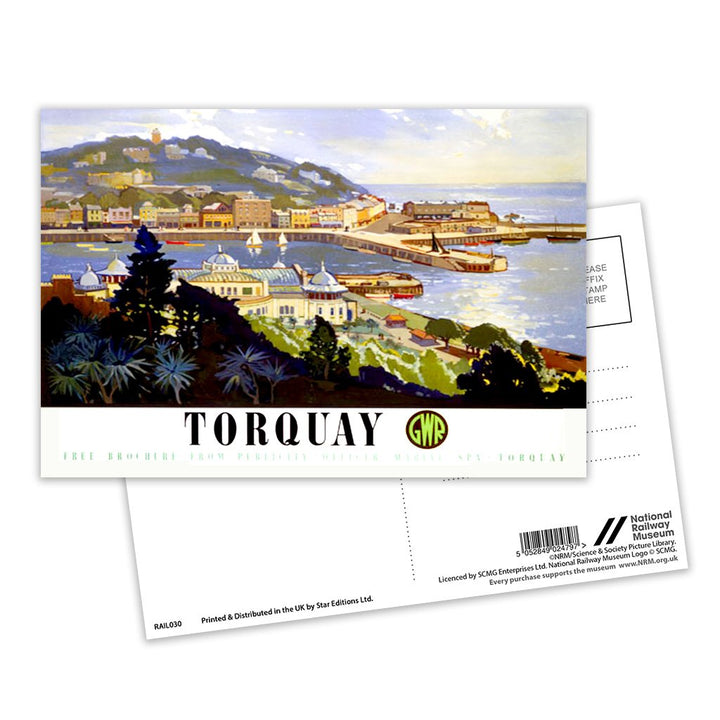 Torquay - GWR Postcard Pack of 8