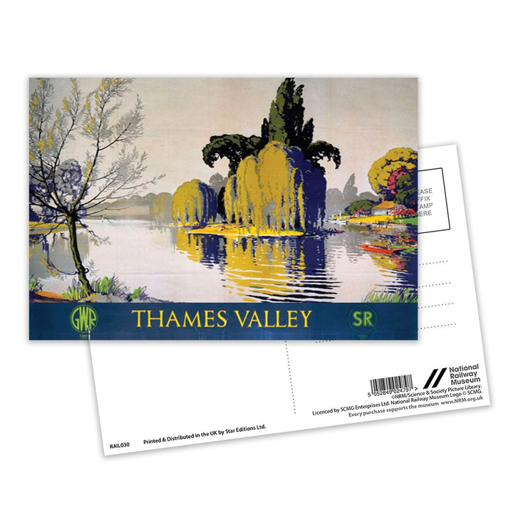 Thames Valley - GWR and Southern Railway Postcard Pack of 8