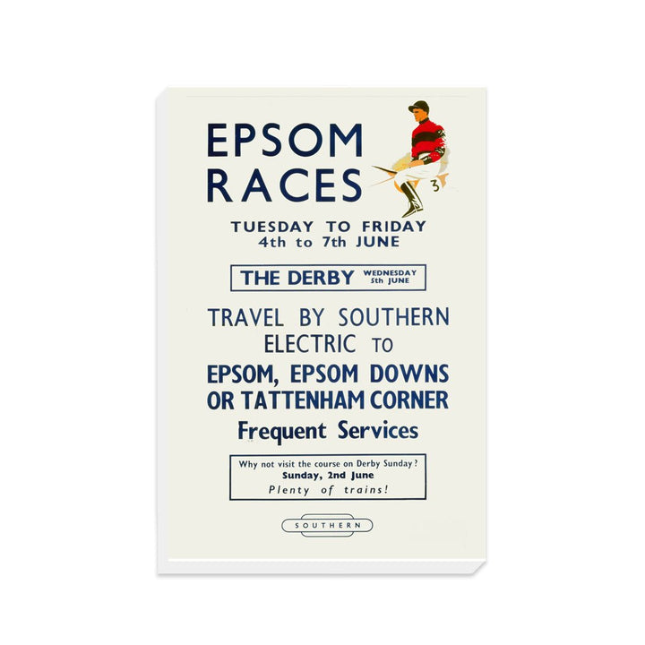 Epson Races - Travel By Southern Electric - Canvas