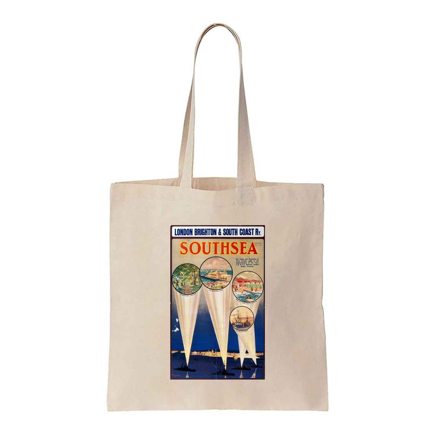 Southsea by London Brighton and South Coast Railway - Canvas Tote Bag