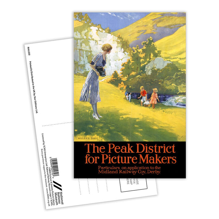 The Peak District for Picture makers Postcard Pack of 8