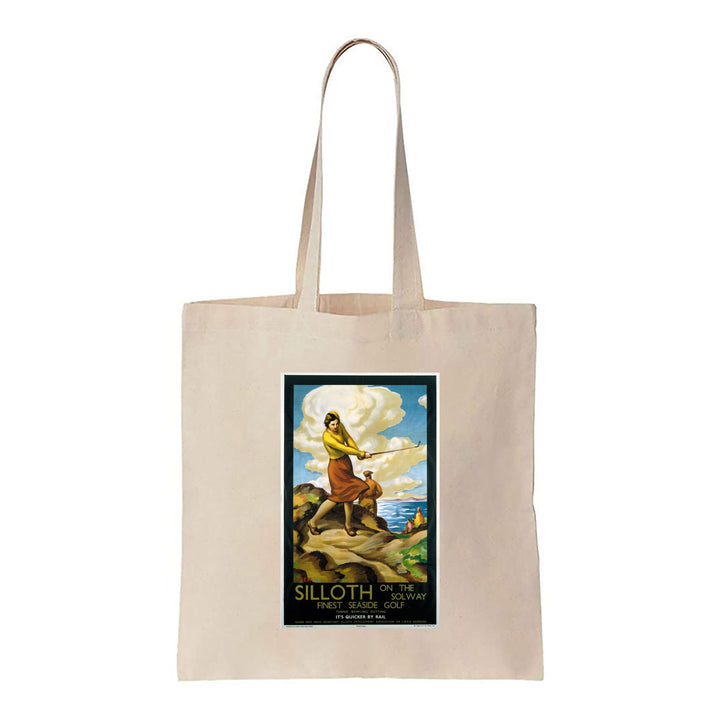 Silloth on the Solway - Finest Seaside Golf - Canvas Tote Bag