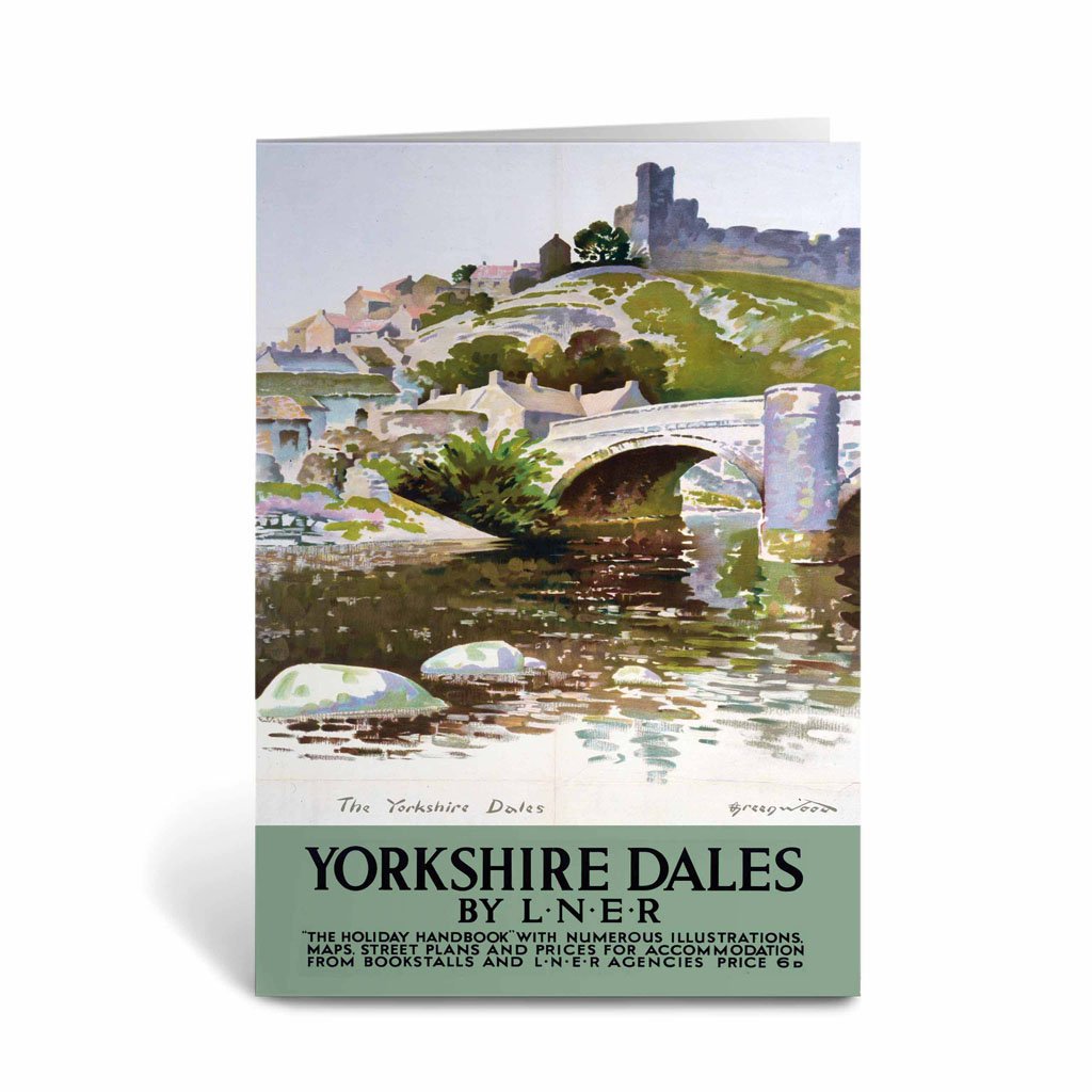 Yorkshire Dales Holiday handbook - By LNER Greeting Card