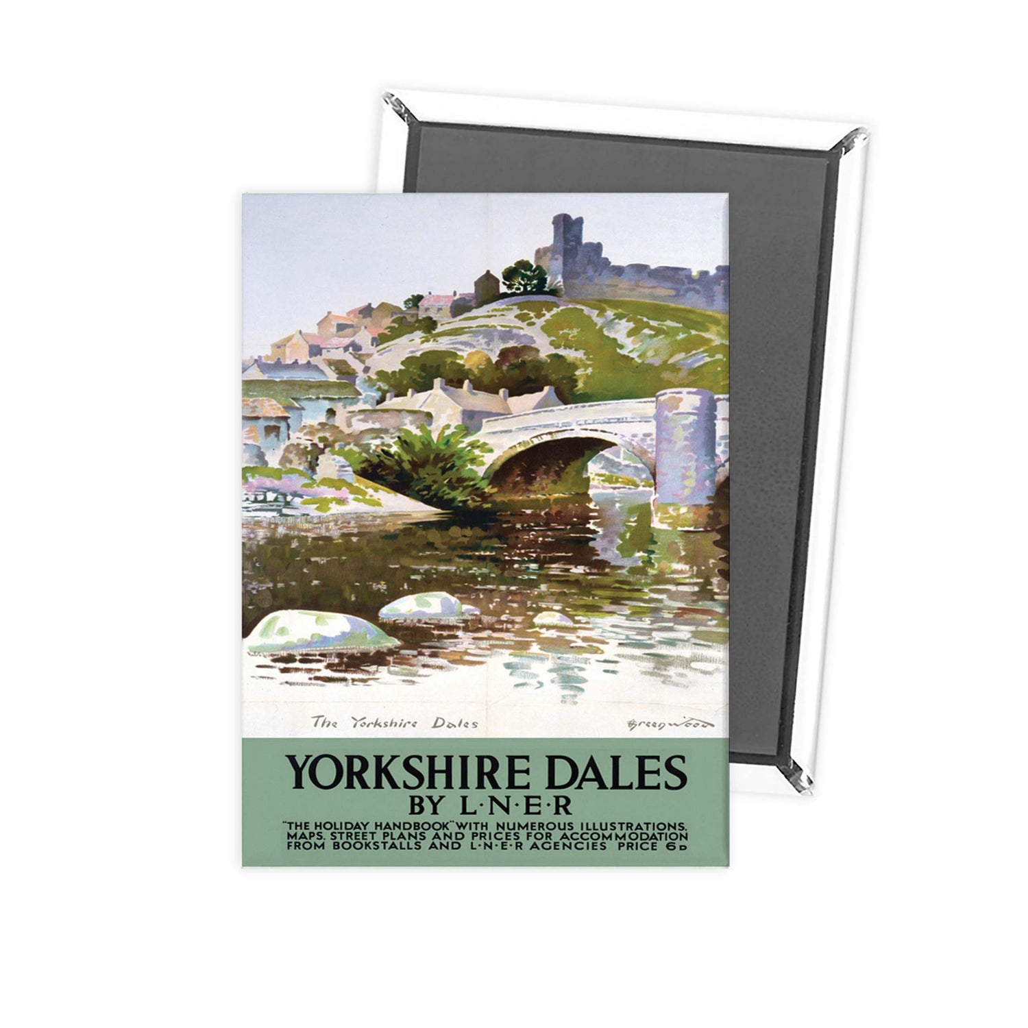 Yorkshire Dales Holiday handbook - By LNER Fridge Magnet