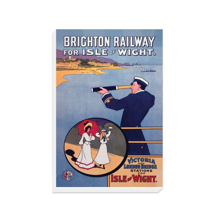 Brighton Railway for Isle Of Wight - Canvas