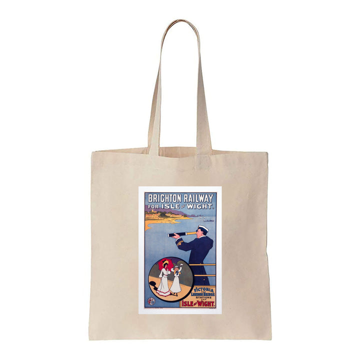 Brighton Railway for Isle Of Wight - Canvas Tote Bag