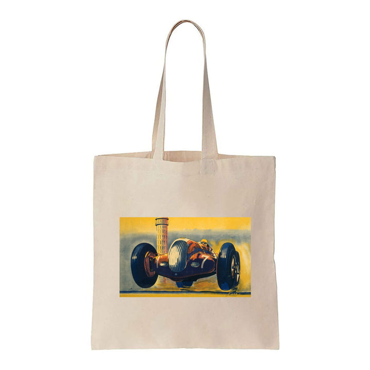 Number 7 Race car - Canvas Tote Bag